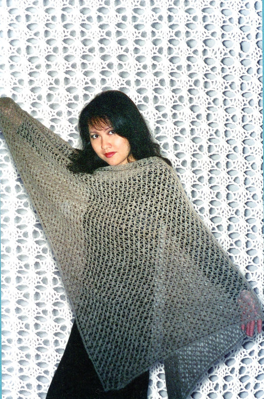 Charlotte's Easy Lace Shawl - Fiber Trends Knitting Pattern 102LC