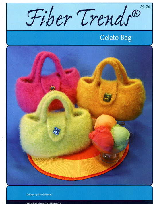 Gelato Bag - Knitting Pattern - Fiber Trends AC-76