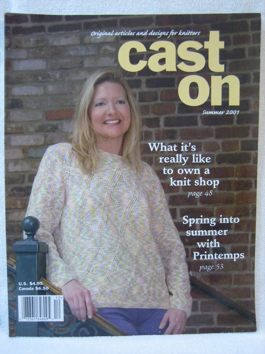 Cast On Original Articles and Designs for Knitters Summer 2001 - Volume 21, Issue 81