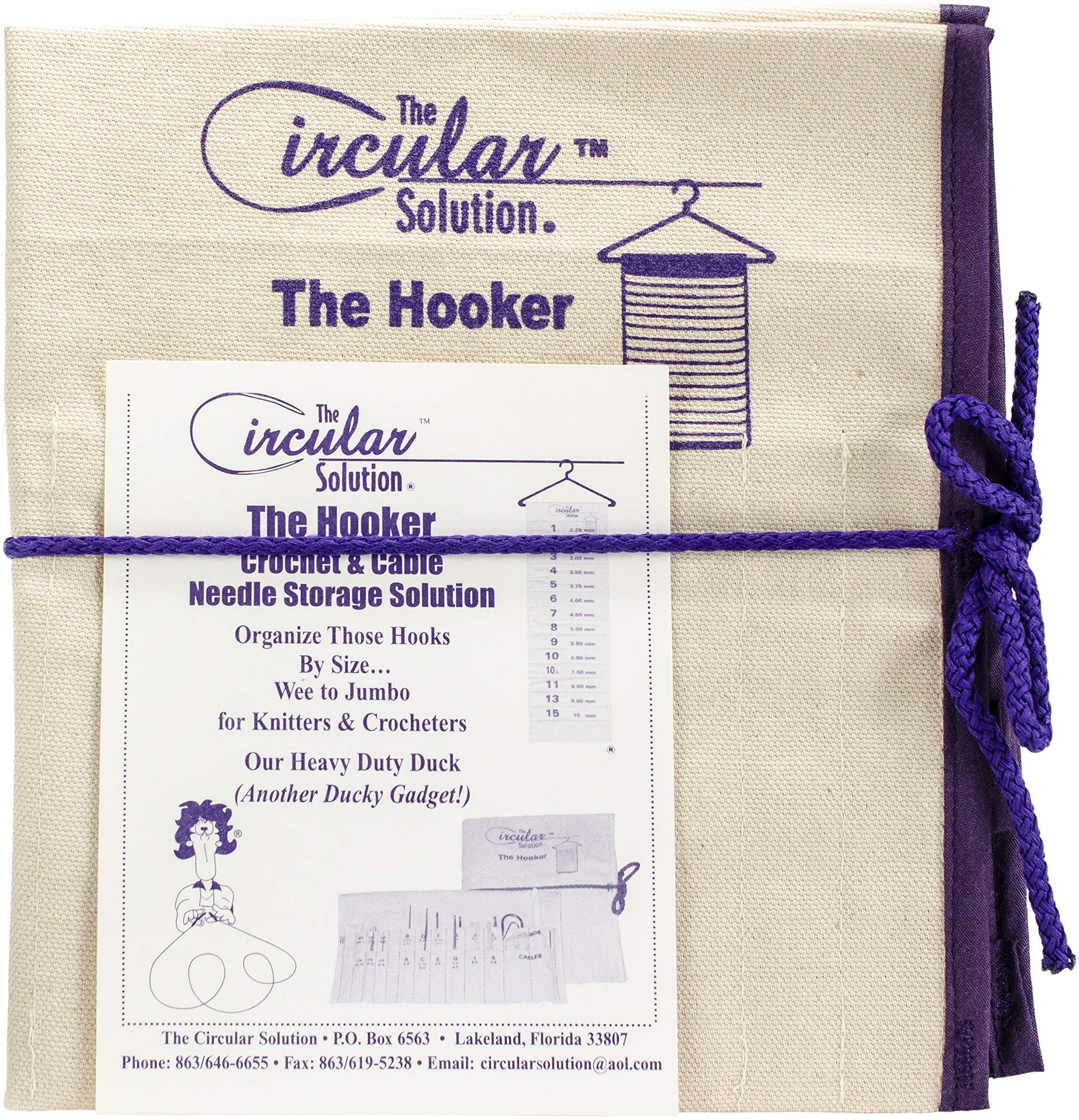 Circular Solution Crochet Hook Numbered Storage Unit