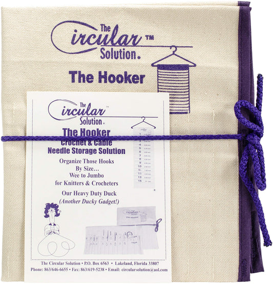 Circular Solution Crochet Hook Numbered Storage Unit