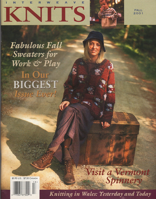 Interweave Knits Magazine Fall 2001 Volume 6 No. 3