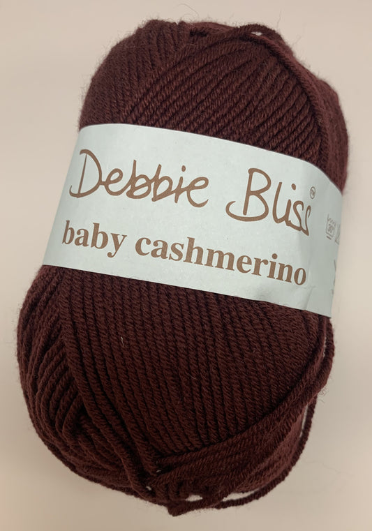 Debbie Bliss Baby Cashmerino yarn 028 Wine, ball with label