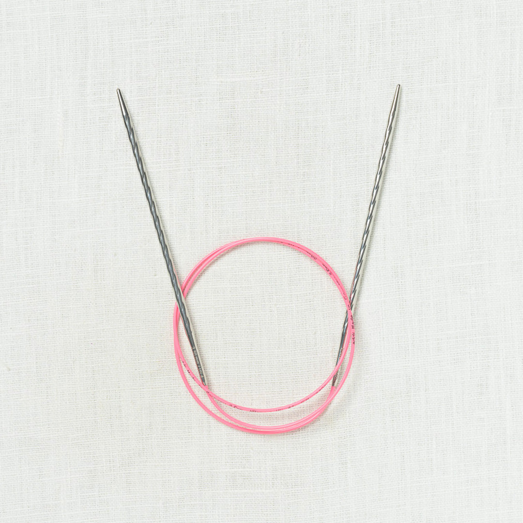 addi Ewenicorn spiral circular knitting needle