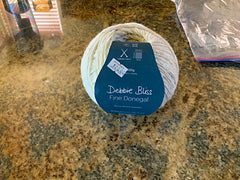 Debbie Bliss Fine Donegal 01 Snowdrift skein