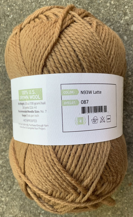 Brown Sheep Nature Spun Worsted N93 Latte