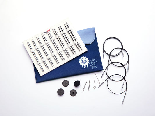KnitPro Nova Deluxe Interchangeable Needle Set 5" (13cm) | 8 US Sizes (4 to 11)