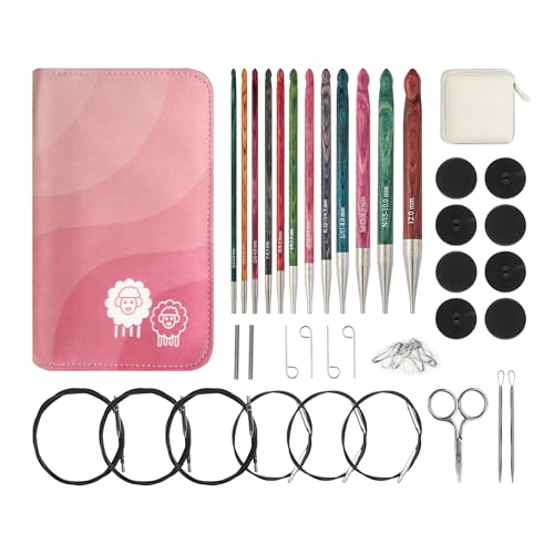 KnitPro Dreamz Afghan/Tunisian Crochet Hooks Grande Set