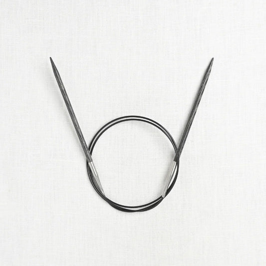 Knitter's Pride Karbonz carbon fiber fixed circular knitting needle