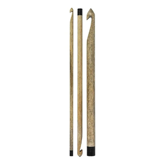 Lykke 6" Driftwood Crochet Hook size 7