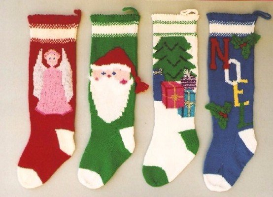 Ann Norling Pattern #1018 Knitted Christmas Stockings