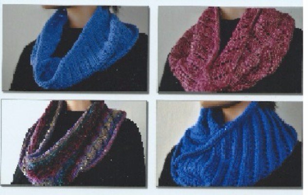 Ann Norling Pattern #72 Cowl on the Diagonal