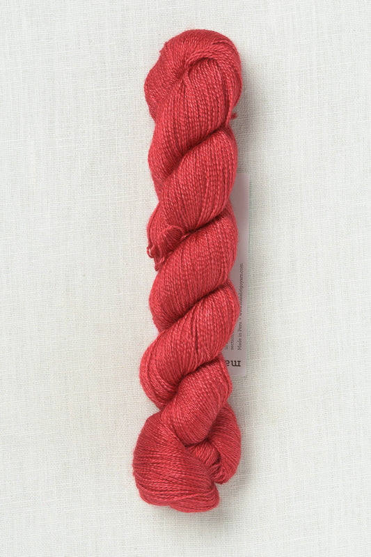 Malabrigo Baby Silkpaca Lace Yarn: Ravelry Red, 611, 270535