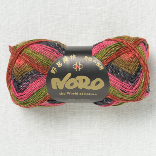 Noro Silk Garden Sock, S84 - Reds-Green