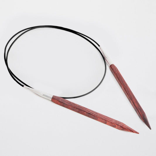 Knitter's Pride Cubics square wood fixed circular knitting needle