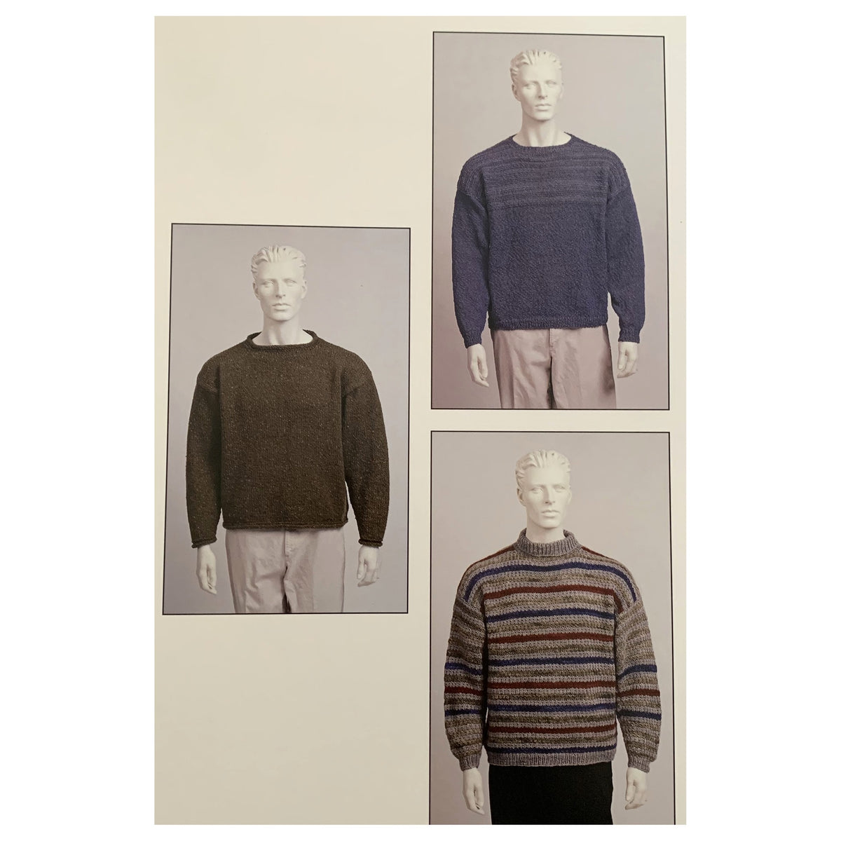 Men's drop shoulder pullovers from Designs by Judith D511
