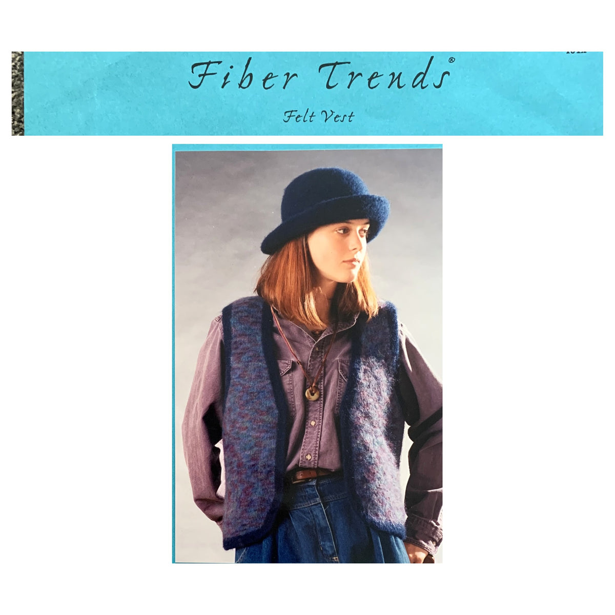 Fiber Trends 401x Felt Vest knitting pattern