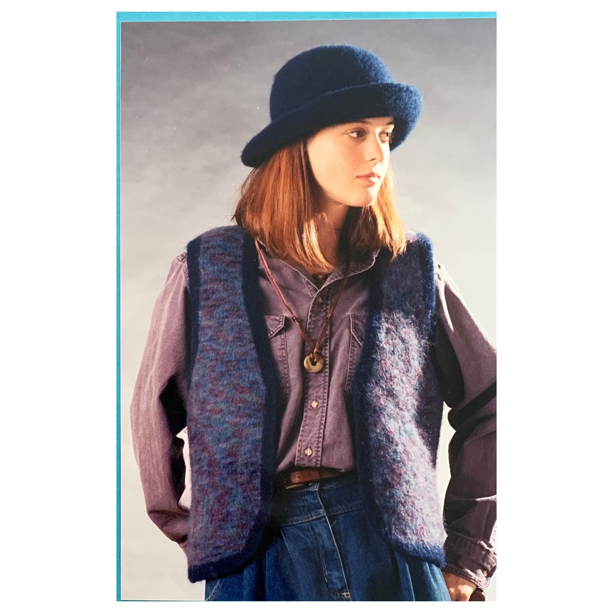 Felted knitted vest from Fiber Trends 401x