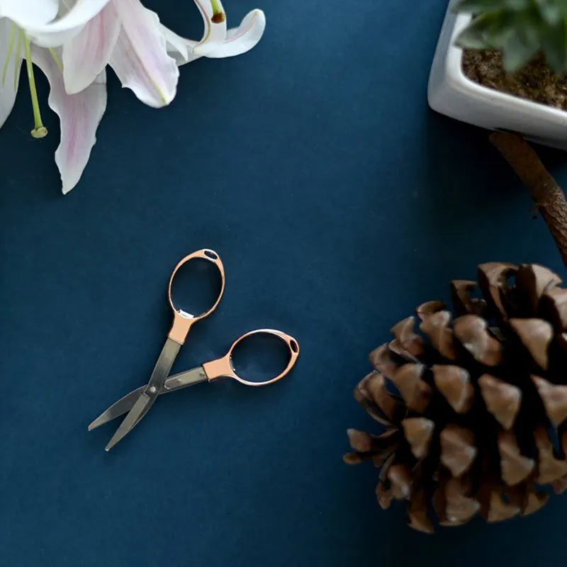 KnitPro Rose Gold Folding Scissors | 1 Piece