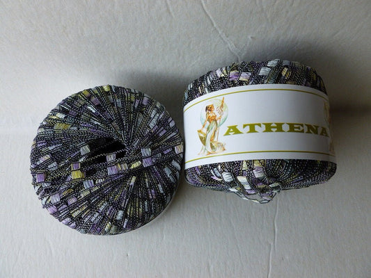 Athena 29 Silver Blue (KFI Nebula) ladder ribbon yarn
