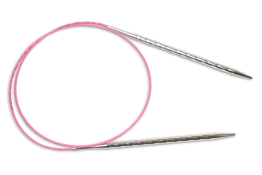 addi Ewenicorn Turbo circular knitting needle with pink cord
