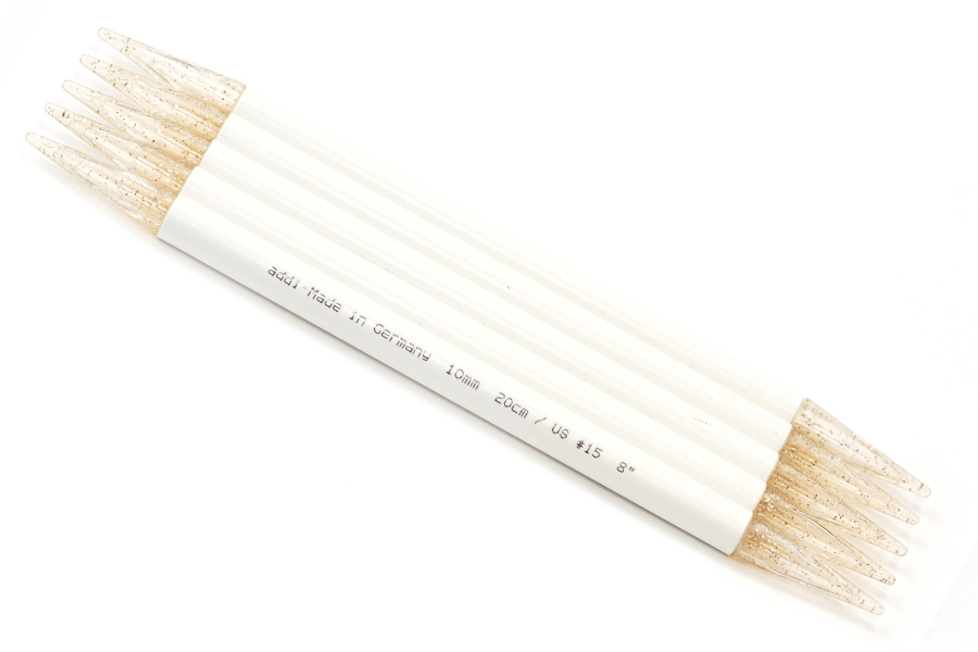 addi plastic double pointed needles