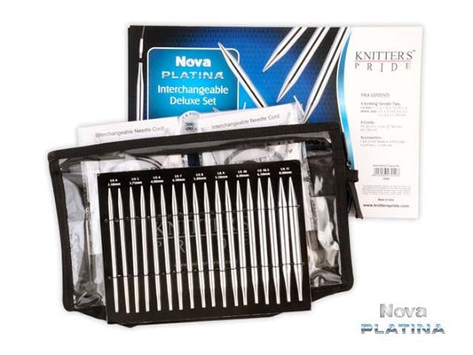 Knitter's Pride-Nova Platina Interchangeable Needles, Size 3/3.25mm
