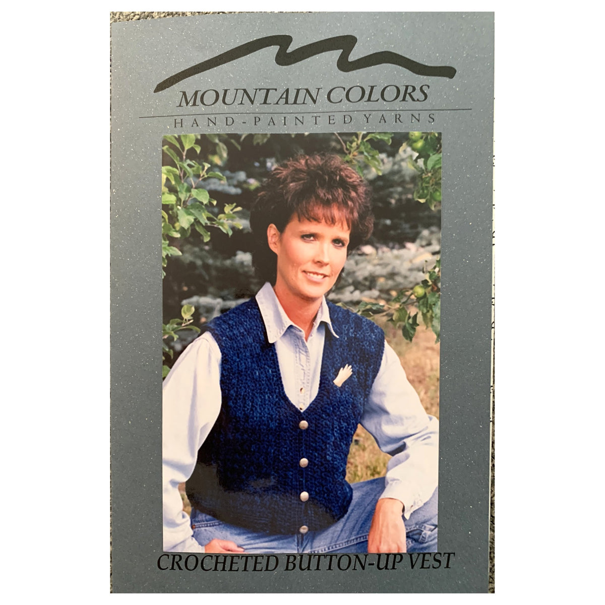 Mountain Colors Crocheted Button-Up Vest pattern