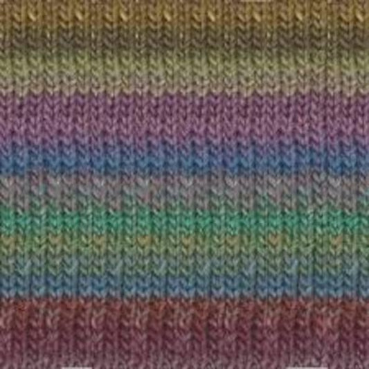 Noro Silk Garden 213 Rose, Moss, Magenta & Blue
