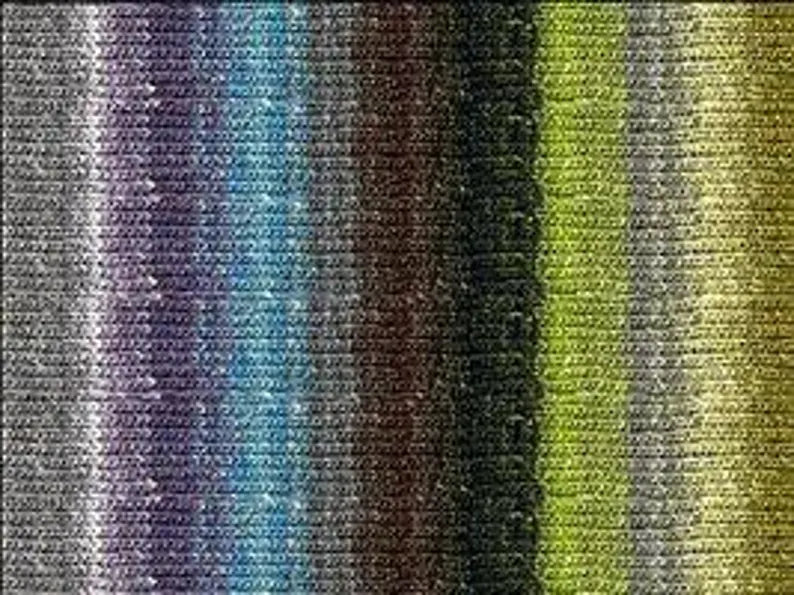 Noro Silk Garden Sock S272 Grey, Lime & Brown
