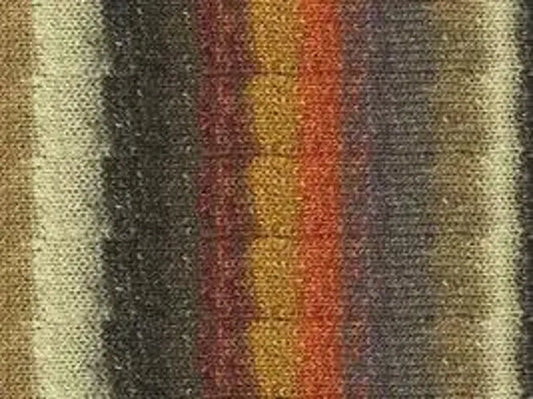 Noro Silk Garden Sock S349 Burnt Orange, Wine, Grey & Taupe