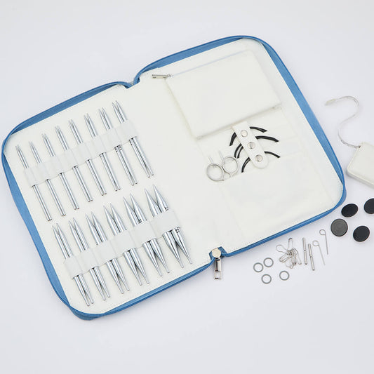 KnitPro Nova Grande Interchangeable Needle Set 5" (13cm) |14 US Sizes (2.5 to 17)