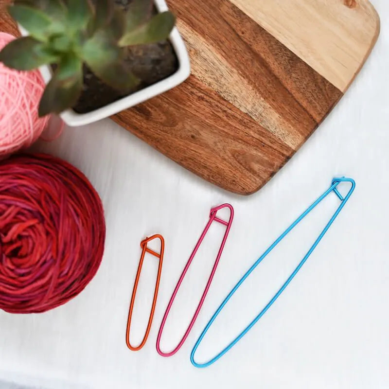 KnitPro - Aluminum Stitch Holders (set of 3)
