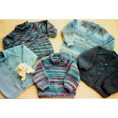 Ann Norling Pattern 53 Kids Top Down Sweater
