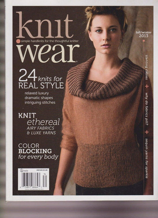 KNIT WEAR MAGAZINE FALL/WINTER 2013 VOGUE KNITTING MAGAZJNE